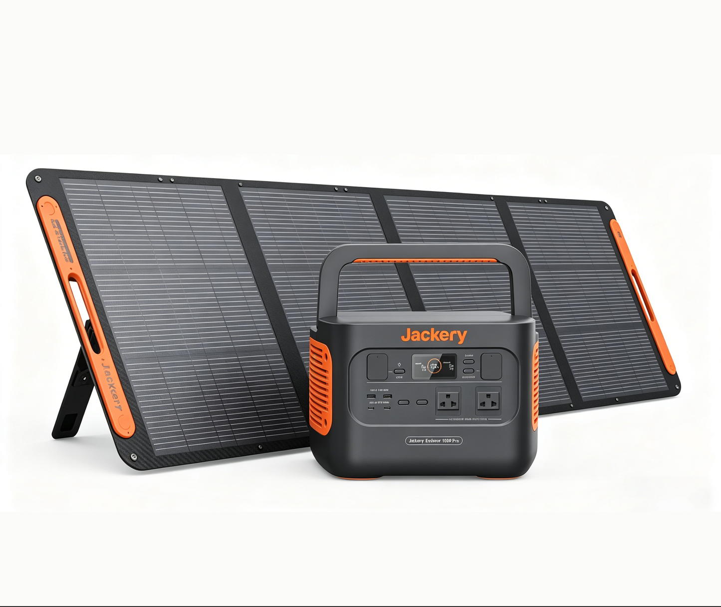 Jackery เครื่องสำรองไฟพกพา Explorer 1000Pro แบตเตอรี่สำรองไฟฉุกเฉิน 220V 1000W/1002Wh 278400mAh Portable Power Station แบตเตอรี่ Li-ion NMC