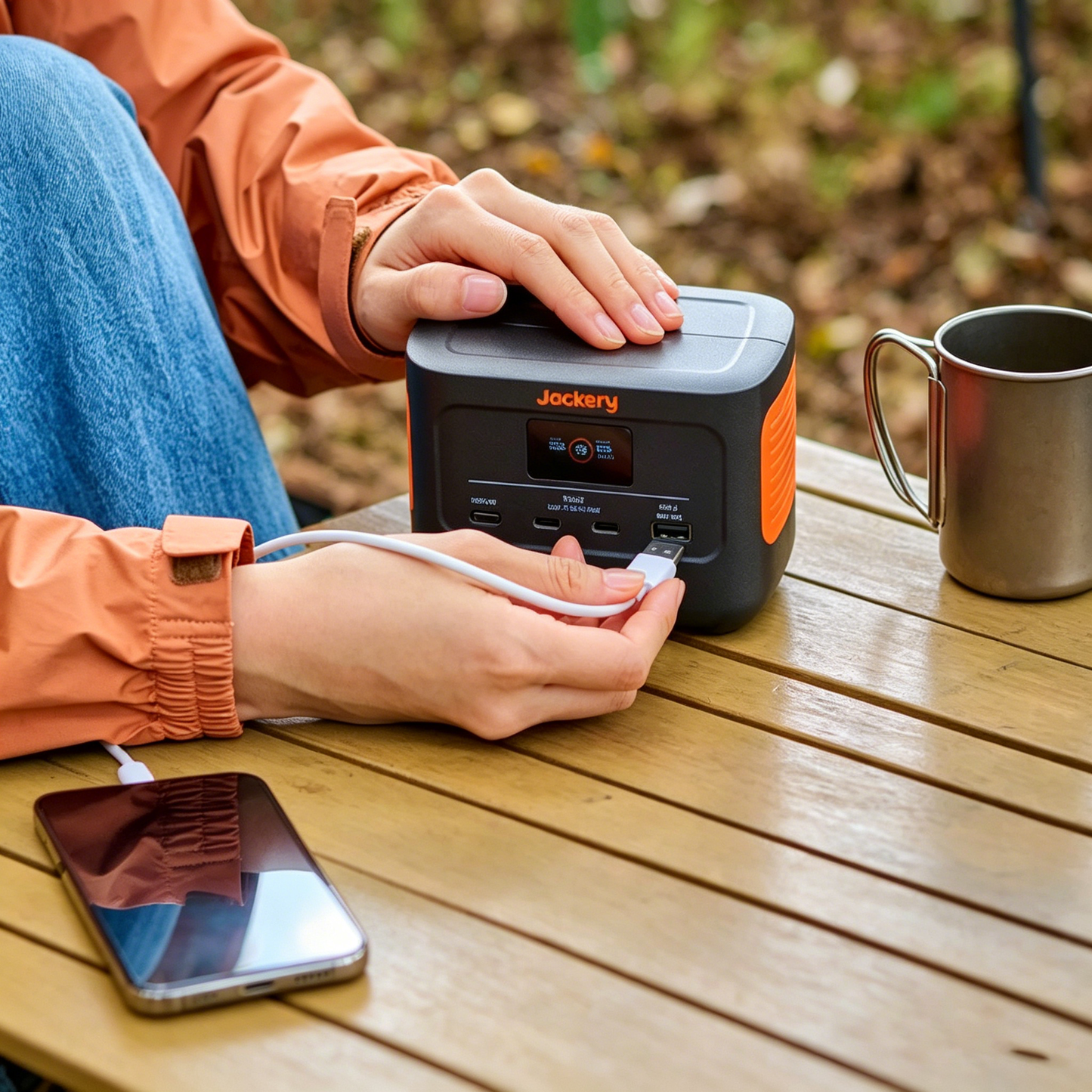 Jackery 100Plus 100W/ 31000mAh แบตLiFePO4 ชาร์จเร็ว100W max แบตเตอรี่ขึ้นเครื่องบินได้