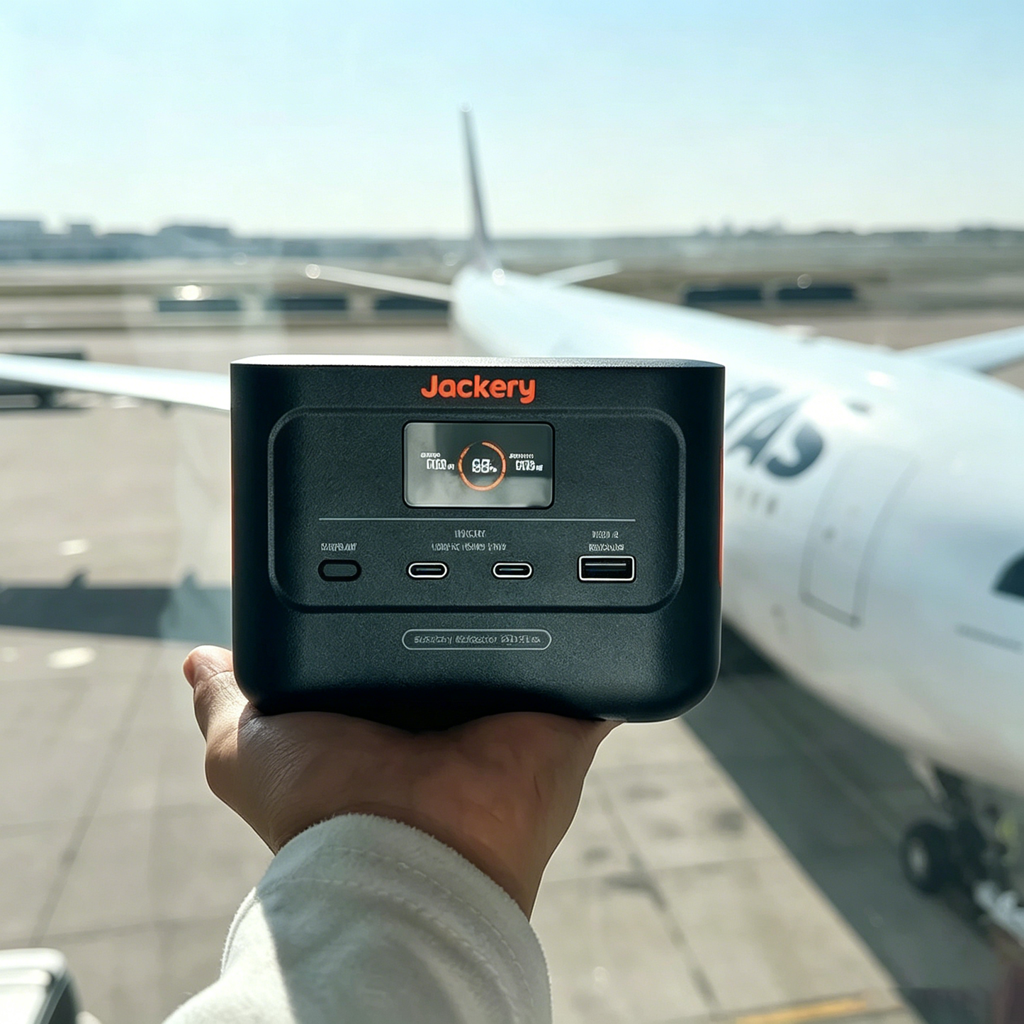 Jackery 100Plus 100W/ 31000mAh แบตLiFePO4 ชาร์จเร็ว100W max แบตเตอรี่ขึ้นเครื่องบินได้