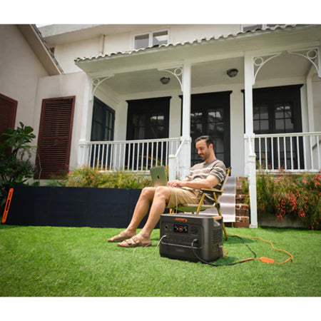 Jackery Explorer 3000 v2 Portable Power Station 3072Wh/3600W LiFePO4 การชาร์จเร็วสำหรับกรณีฉุกเฉิน ไฟดับ และการตั้งแคมป์