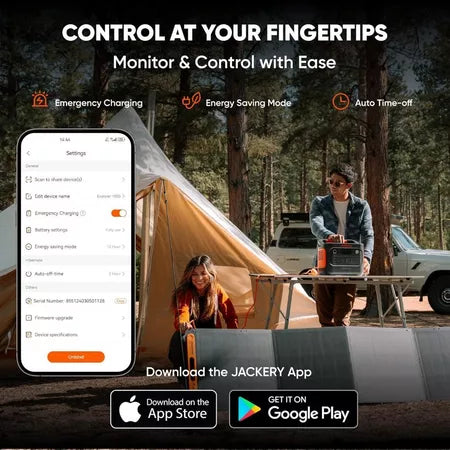 Jackery Explorer 1000v2 220V Portable Power Station 1070Wh|1500W LiFePO4 แบตสำรองแบบพกพาสําหรับ Camping