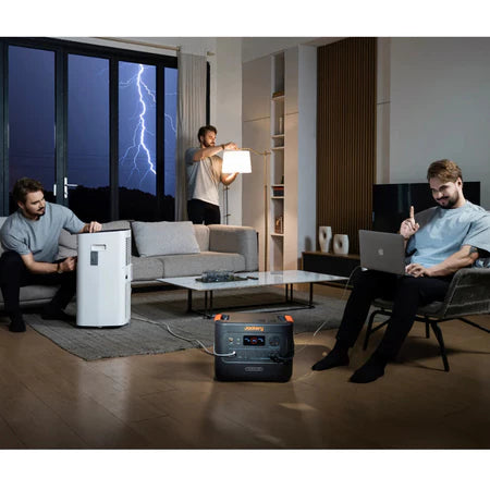 Jackery Explorer 3000 v2 Portable Power Station 3072Wh/3600W LiFePO4 การชาร์จเร็วสำหรับกรณีฉุกเฉิน ไฟดับ และการตั้งแคมป์