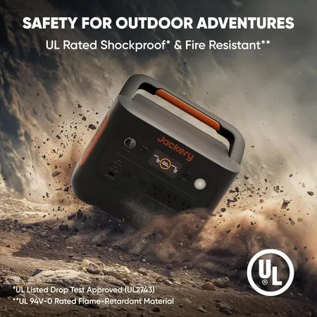 Jackery Explorer 1000v2 220V Portable Power Station 1070Wh|1500W LiFePO4 แบตสำรองแบบพกพาสําหรับ Camping